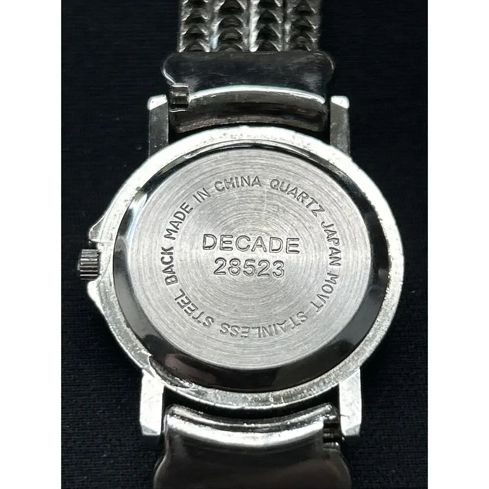 Decade Silver Tone Women’s Quartz Watch